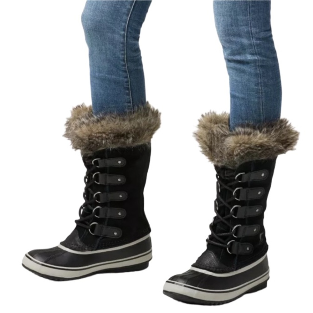 Sorel Joan of Arctic Black Suede Boot